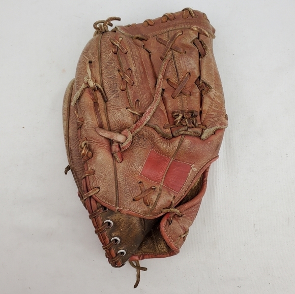 VTG Johnny Walker FG-7222 Baseball Glove Mitt Cowhide Leather Japan Made 10" LHT - Picture 8 of 12